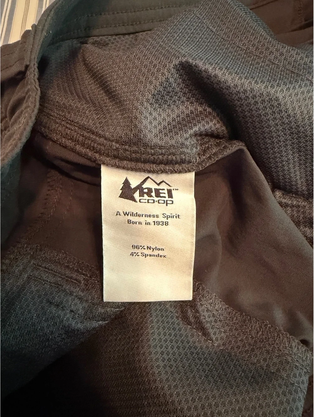 REI Sahara Cargo Shorts Black Men’s 38